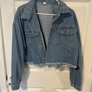 Cropped Denim Jacket